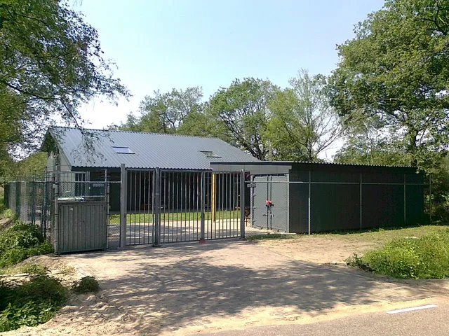 Voorkant van de blokhut van Scouting Euregio