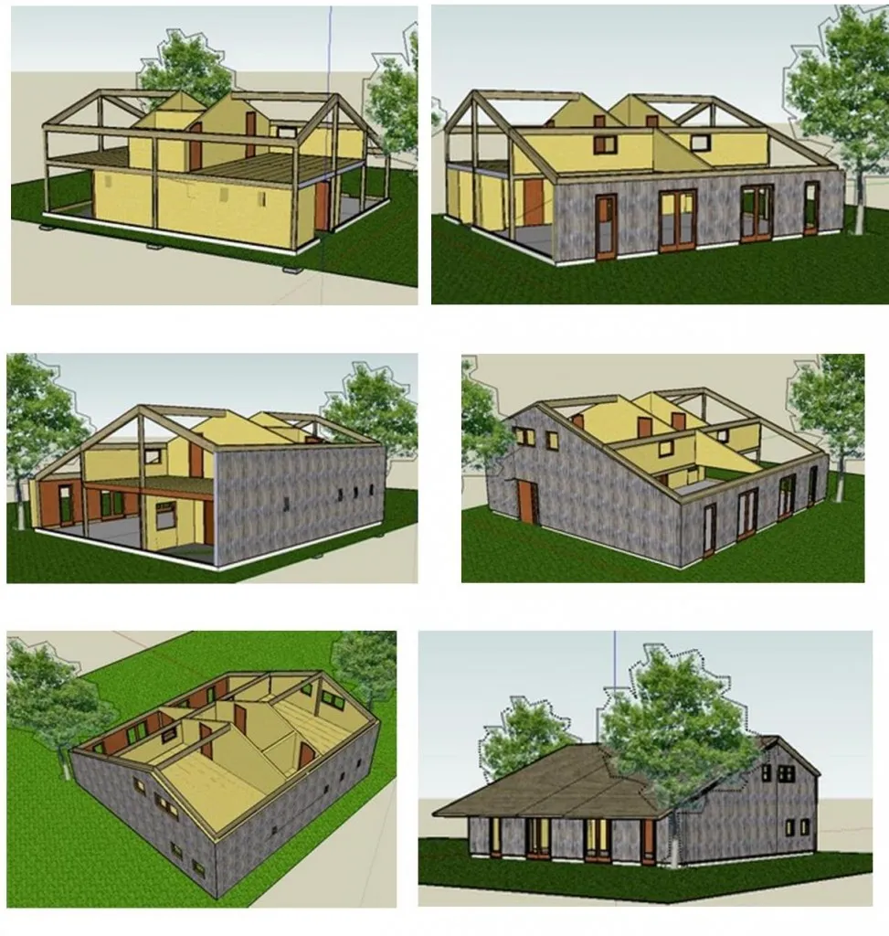 Buitenterrein met speeltoestellen