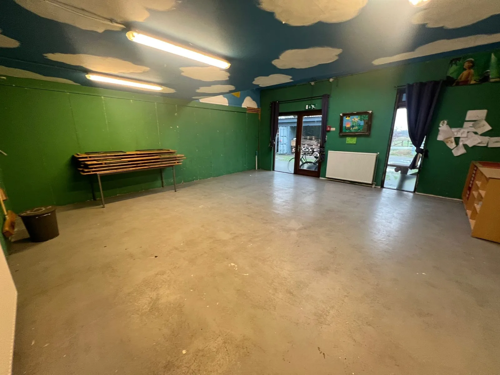 Welpenlokaal in de blokhut